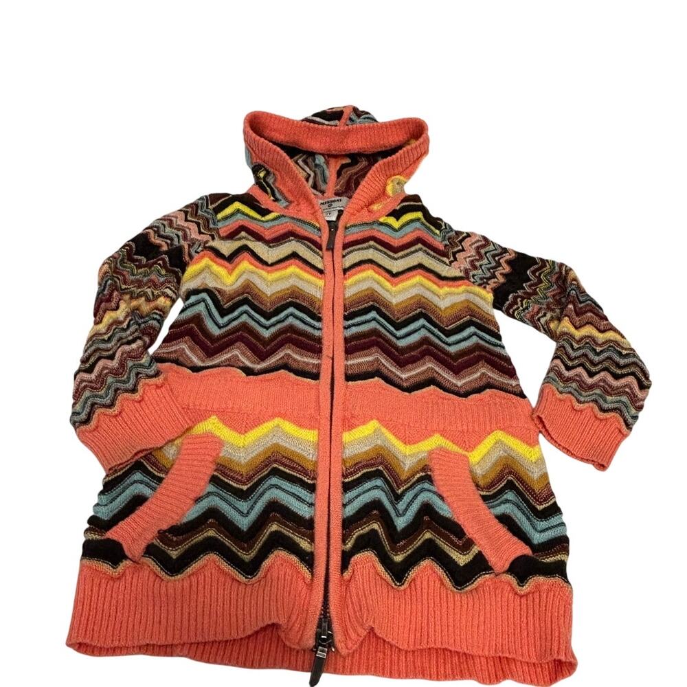 Missoni sz 2T Target Girls Hooded Cardigan multicolored